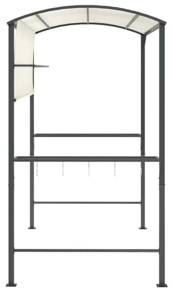 VidaXL krémszínű pavilon tetővel 220 x 110 x 200 cm
