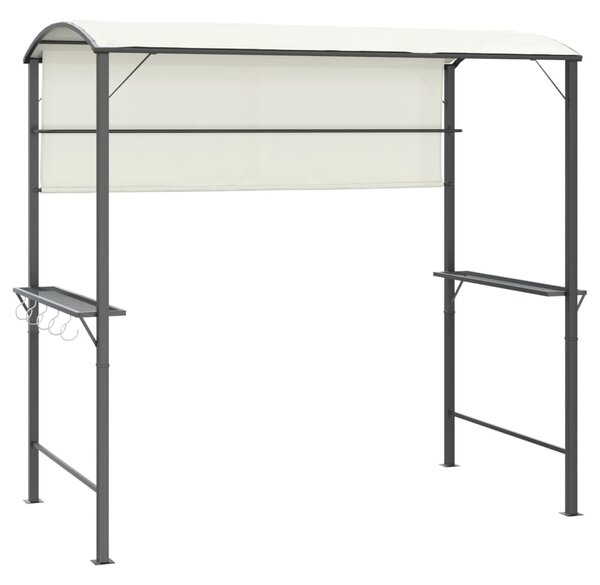 VidaXL krémszínű pavilon tetővel 220 x 110 x 200 cm