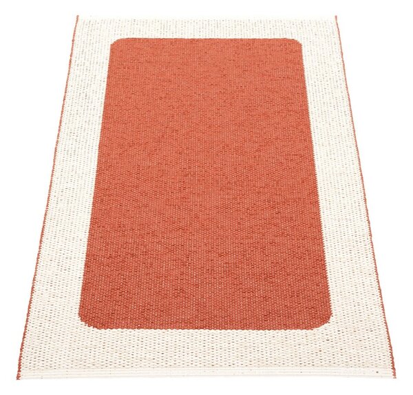 Téglavörös-krémszínű kültéri-beltéri szőnyeg 70x120 cm Ilda Brick – Pappelina