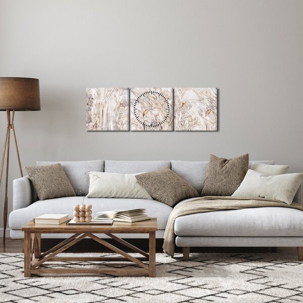 Kép - íriszek (órával) (90x30 cm)