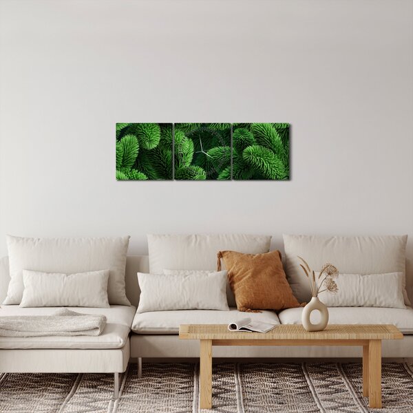 Kép - Tűlevelű gallyak (órával) (90x30 cm)