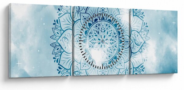 Kép - mennyei mandala (órával) (90x30 cm)