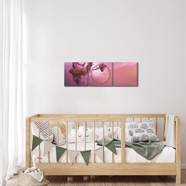 Kép - Tündér egy lebegő szigeten (órával) (90x30 cm)