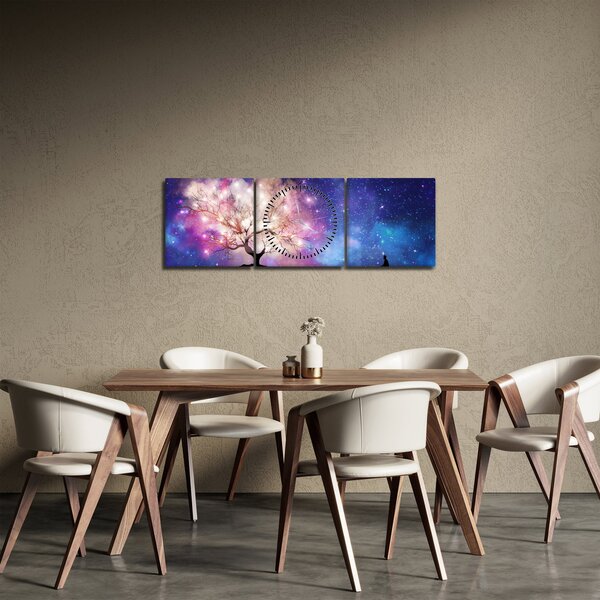 Kép - Űrfa (órával) (90x30 cm)