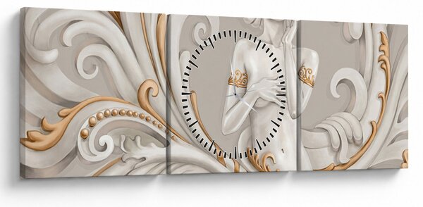 Az istennő képe díszítő háttérben (órával) (90x30 cm)