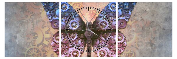 Kép - Steampunk pillangó (órával) (90x30 cm)
