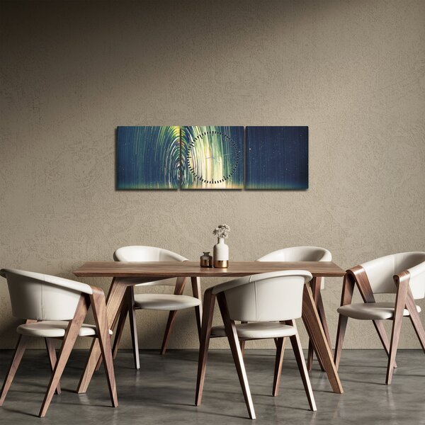 Kép - Az univerzum közepe (órával) (90x30 cm)