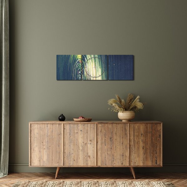 Kép - Az univerzum közepe (órával) (90x30 cm)