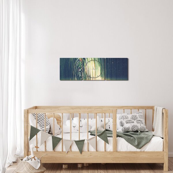 Kép - Az univerzum közepe (órával) (90x30 cm)