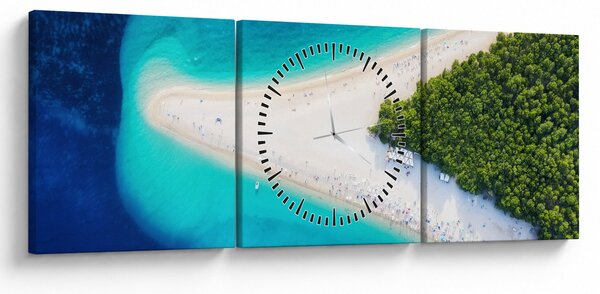 Kép - Ostrav Hvar, Horvátország (órával) (90x30 cm)