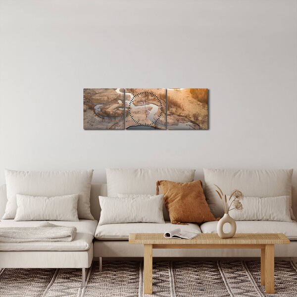 Kép - Hajnal a kanyarulaton (órával) (90x30 cm)