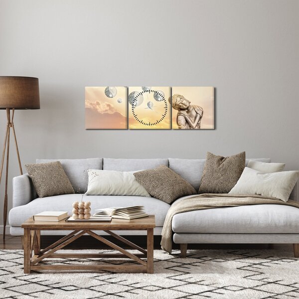 Kép - Meditációs idő (órával) (90x30 cm)