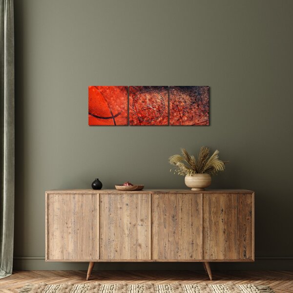Kép - Kosárlabda labda (órával) (90x30 cm)