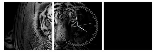 Egy vadtigris képe (órával) (90x30 cm)