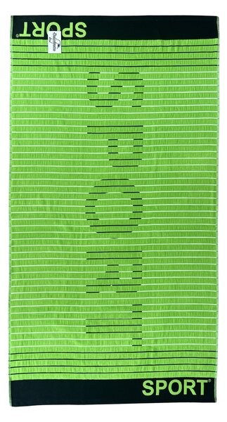 SPORT Strandtörölköző zöld 165x90cm