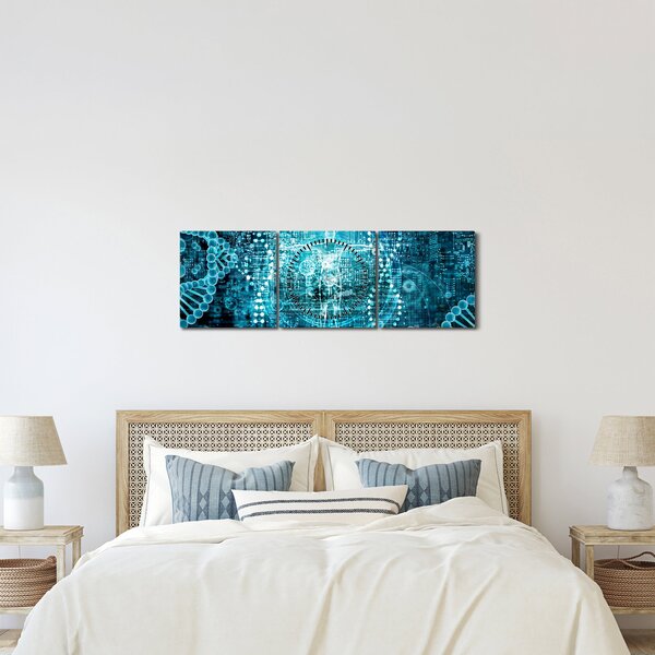 Kép - Genetika (órával) (90x30 cm)