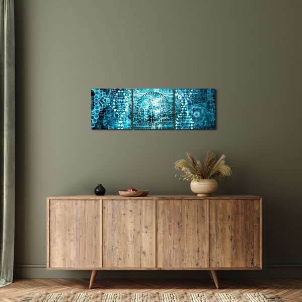Kép - Genetika (órával) (90x30 cm)