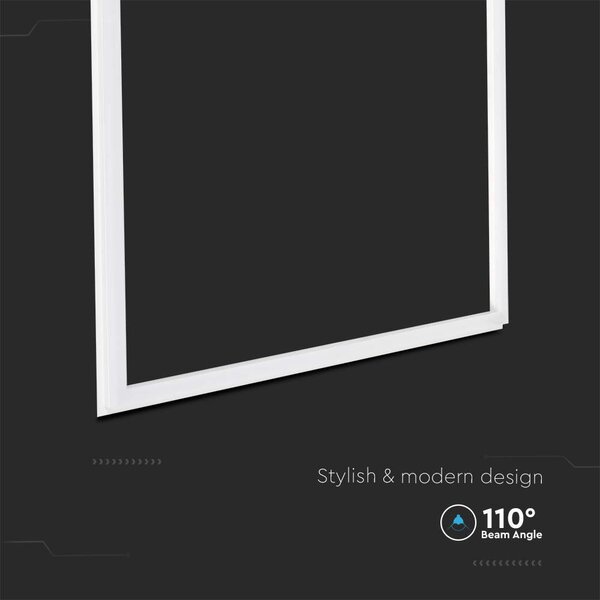 V-TAC 48W süllyeszthető élvilágítású LED panel, állítható színhőmérséklettel - SKU 10336