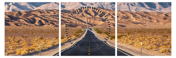 Kép - Death Valley, California, USA (órával) (90x30 cm)
