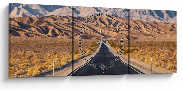 Kép - Death Valley, California, USA (órával) (90x30 cm)