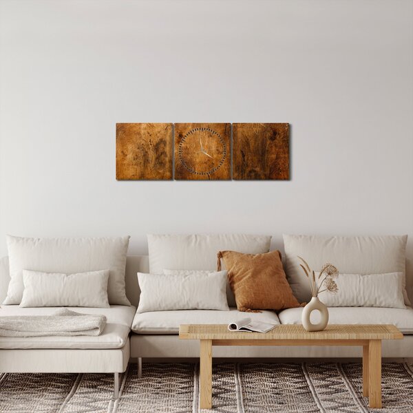 Kép - Fa részlete (órával) (90x30 cm)