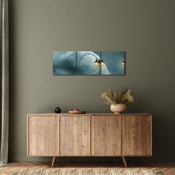Kép - Az ég elérhető közelségben (órával) (90x30 cm)