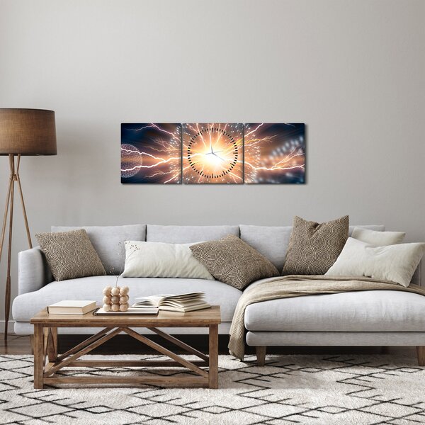 Kép - Atom (órával) (90x30 cm)