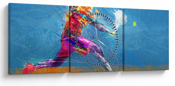 Kép - Festett teniszező (órával) (90x30 cm)