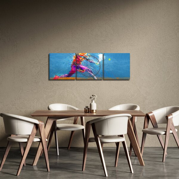 Kép - Festett teniszező (órával) (90x30 cm)