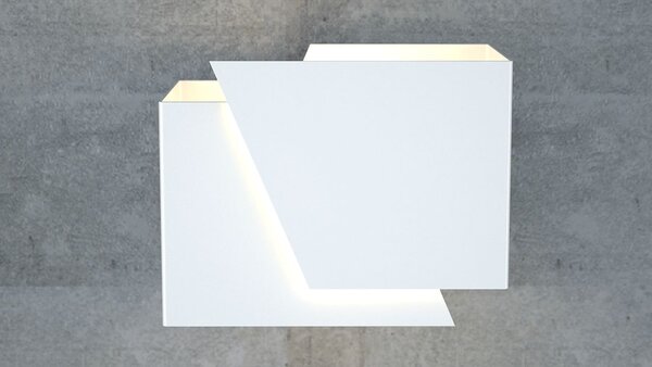 Emibig modern fali lámpa frost fehér emi940/1