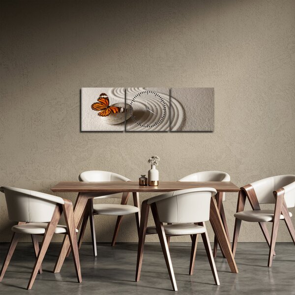 Kép - A lélek nyugalma (órával) (90x30 cm)