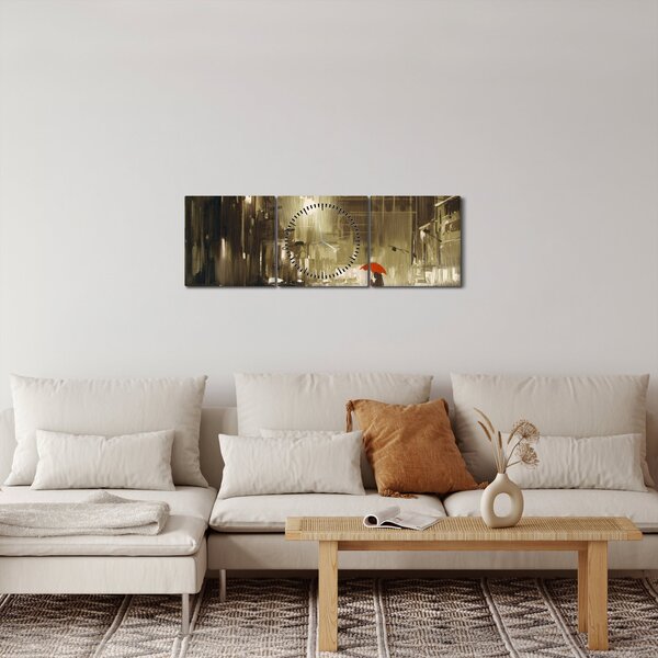 Kép - Nő egy esős éjszakán (órával) (90x30 cm)