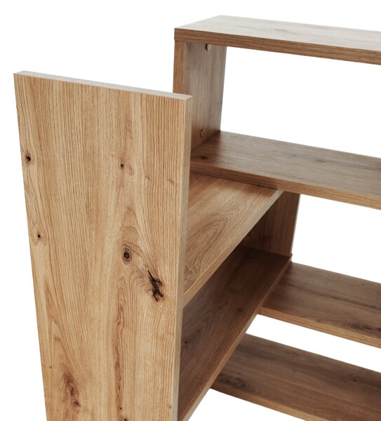KONDELA Polcrendszer, artisan tölgy, KLOE III