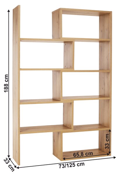 KONDELA Polcrendszer, artisan tölgy, KLOE I