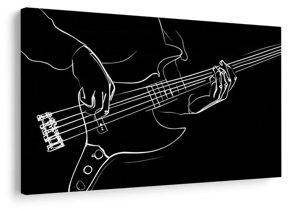 Kép basszusgitár zenei vonalai