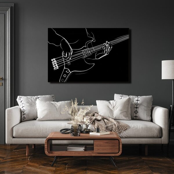 Kép basszusgitár zenei vonalai