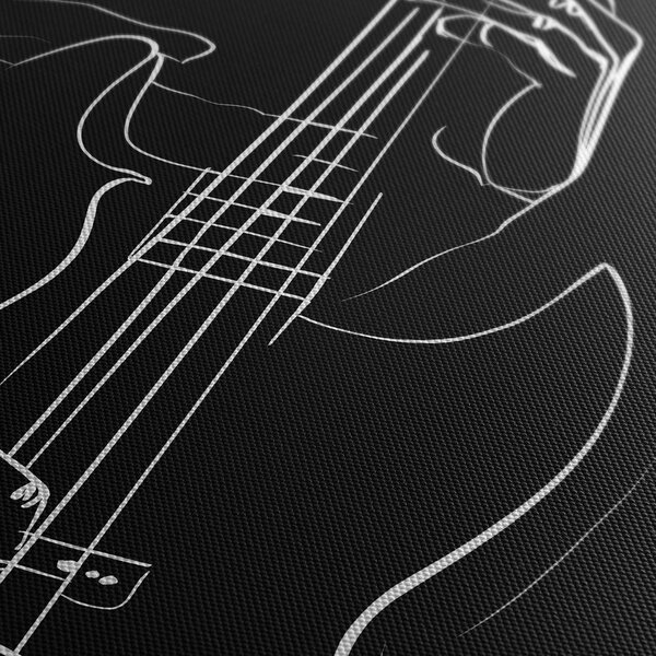 Kép basszusgitár zenei vonalai