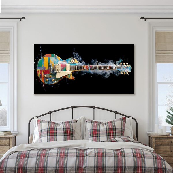 Kép színes elektromos gitár
