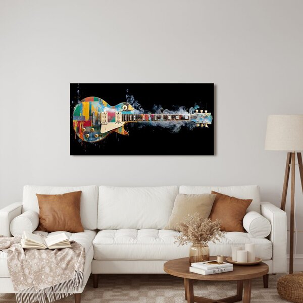 Kép színes elektromos gitár