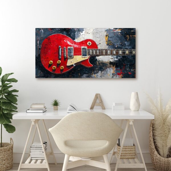Kép lP elektromos gitár festmény