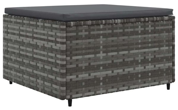 VidaXL Polyrattan Kerti Ülőgarnitúra - 6 részes - Szürke