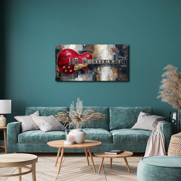 Kép piros elektromos gitár