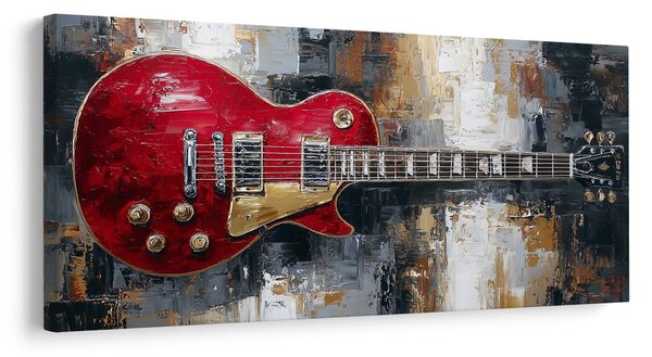 Kép piros elektromos gitár