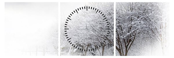 Kép - tél sikátor (órával) (90x30 cm)