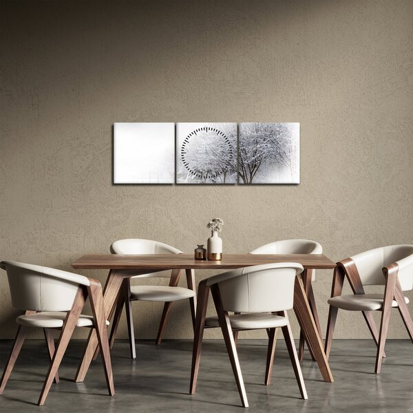 Kép - tél sikátor (órával) (90x30 cm)