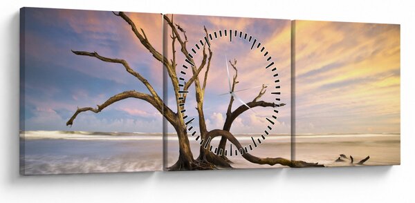 Egy fa képe az óceánban (órával) (90x30 cm)