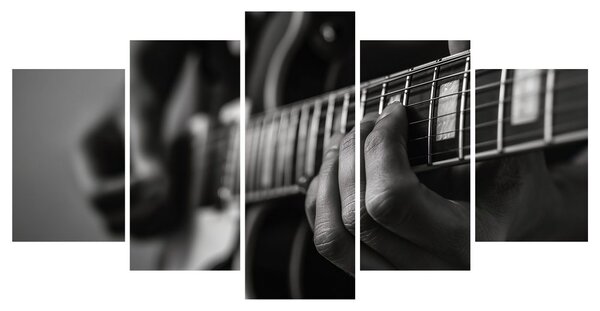 5 részes kép gitárdallamok