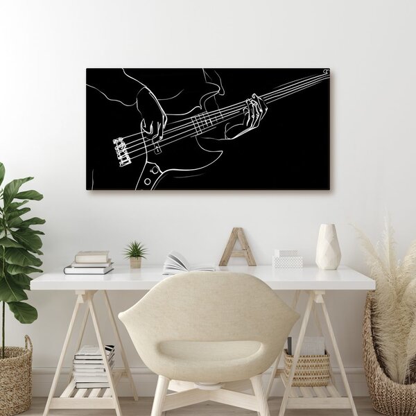 Kép basszusgitáros