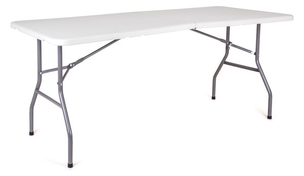 ASTOREO Összecsukható kerti asztal - fehér - Méretet magassága: 74 cm, az asztallap