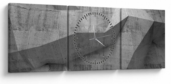 Kép - 3D-s fal (órával) (90x30 cm)